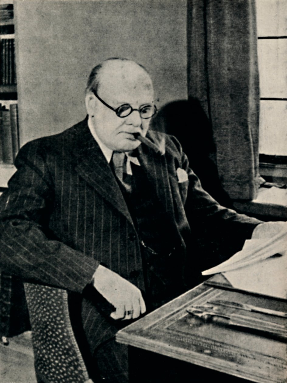 Chartwell Malikanesi'nde çalışıyor, c1930, 1945. by Unbekannt