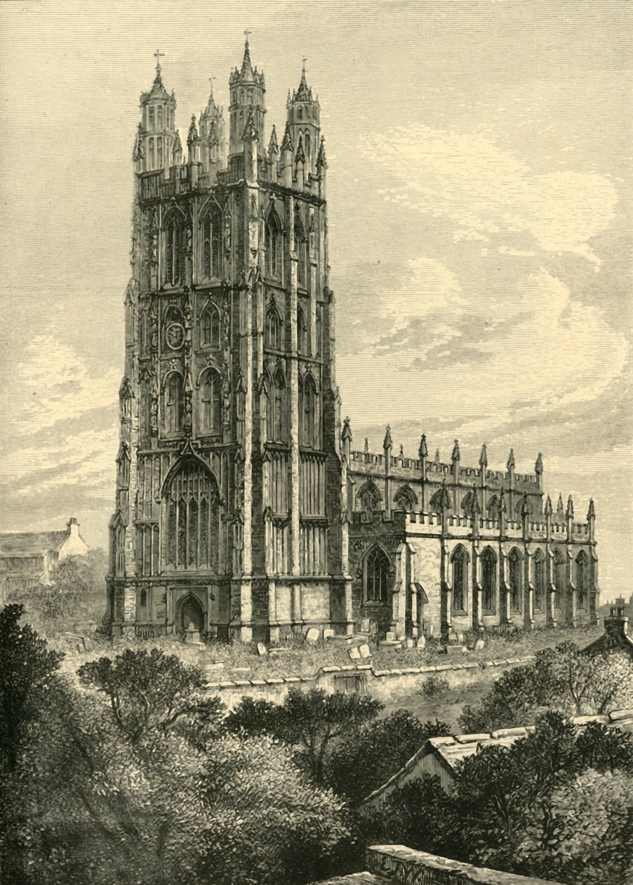 Wrexham Kilisesi, 1898. by Unbekannt