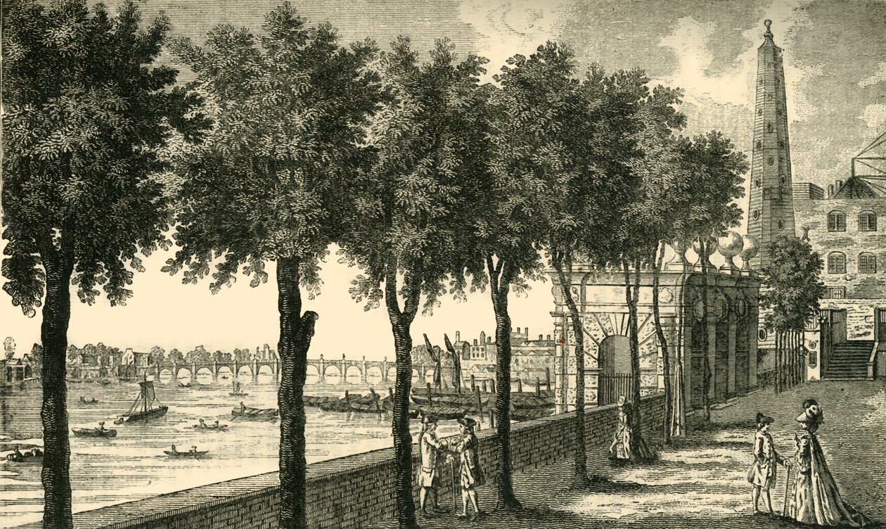 York Merdivenleri ve Su Kulesi, 1881. by Unbekannt
