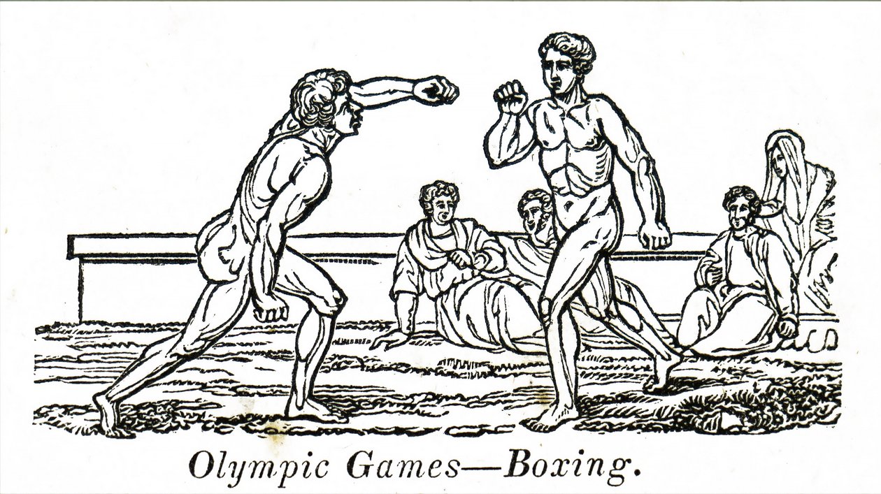 Antik Olimpiyat Oyunlarında Boksörler by Unbekannt
