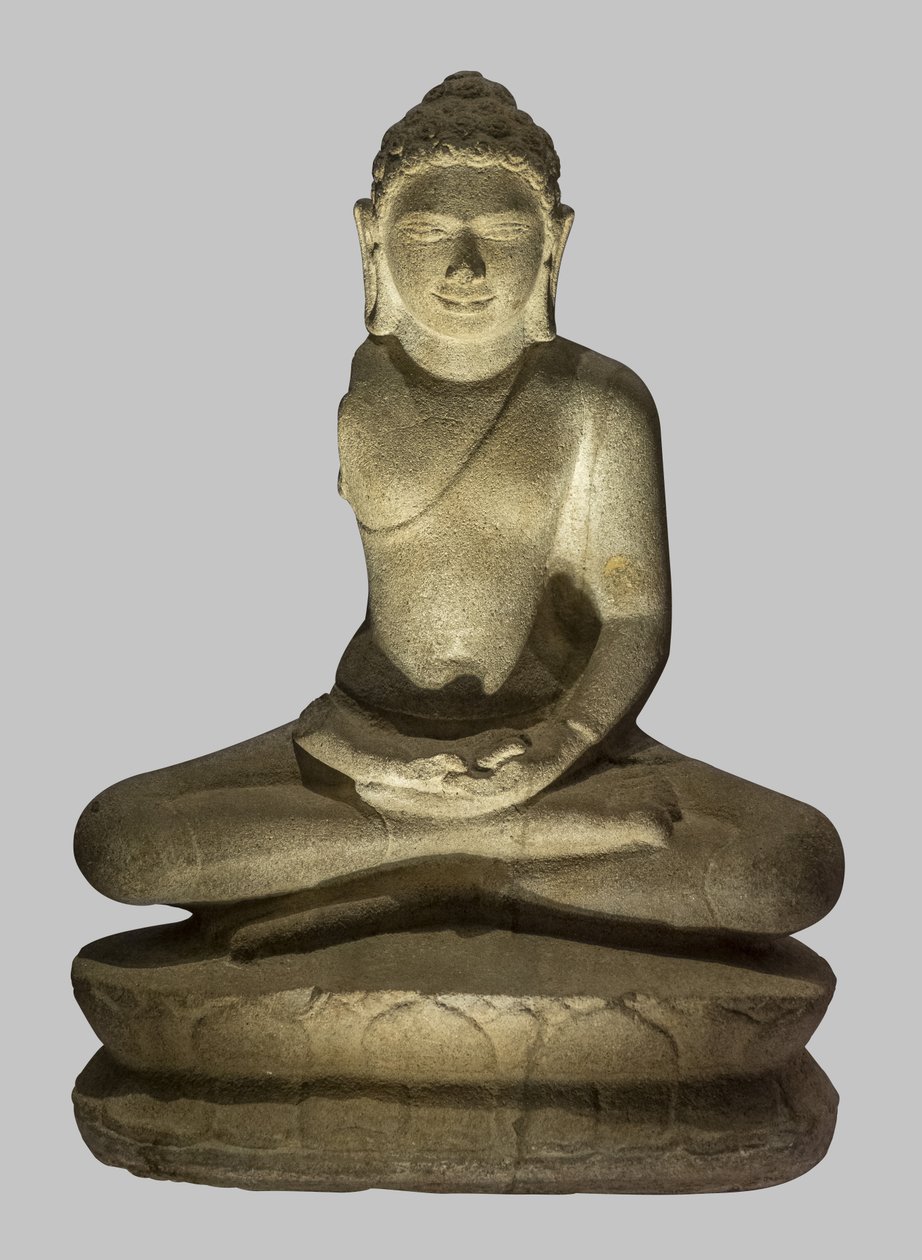 Buda meditasyon jest yapıyor by Unbekannt