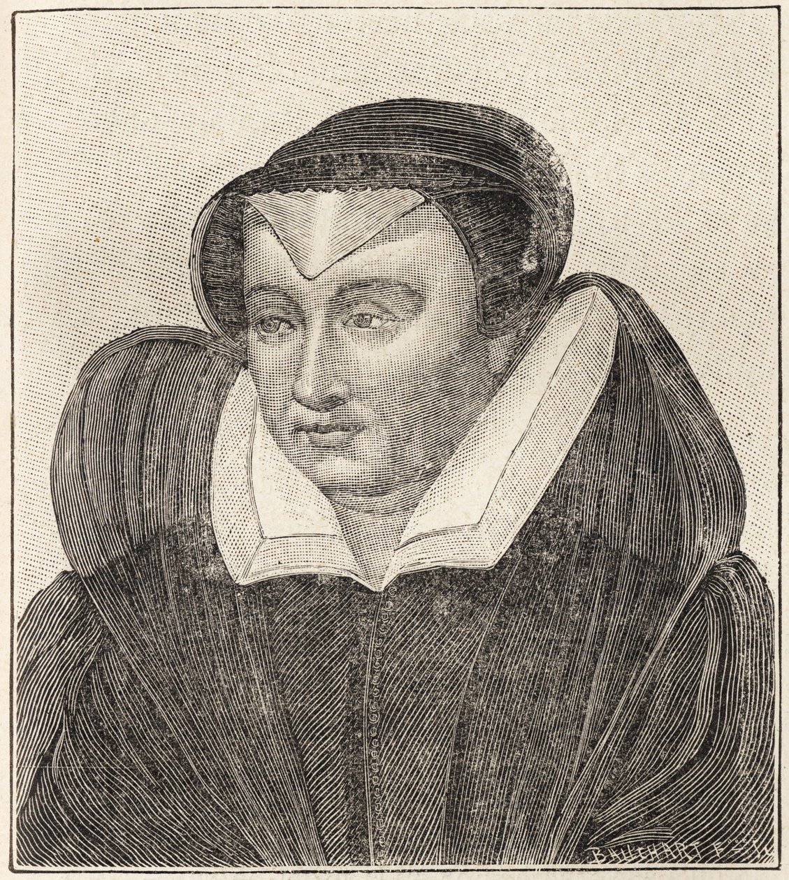 Medici Catherine (gravür) by Unbekannter Künstler