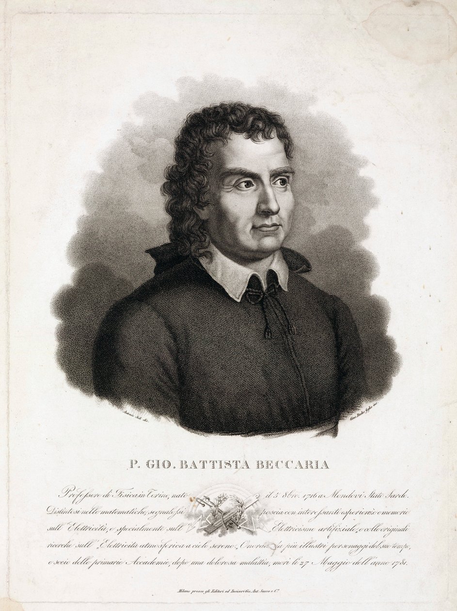 Giambattista Beccaria, İtalyan din adamı ve bilim adamı by Unbekannt