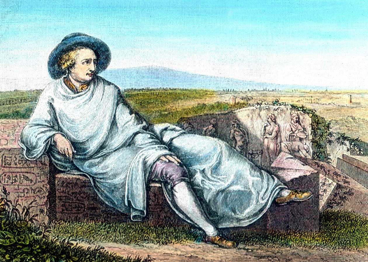 Campagna'da Goethe. by Unbekannter Künstler