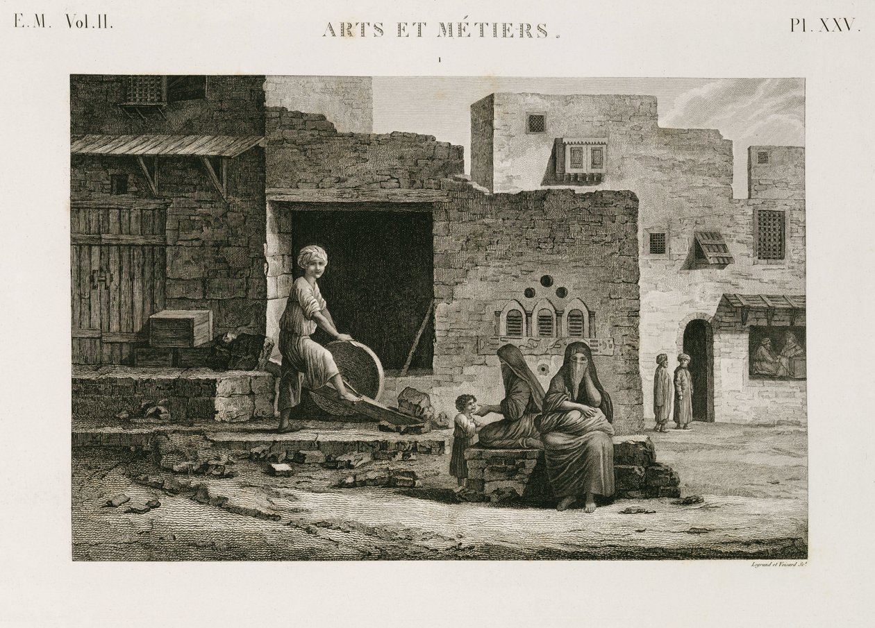 Hırdavat ve Hırdavat Bıçak öğütücü, Mısır, c 1798 by Unbekannt