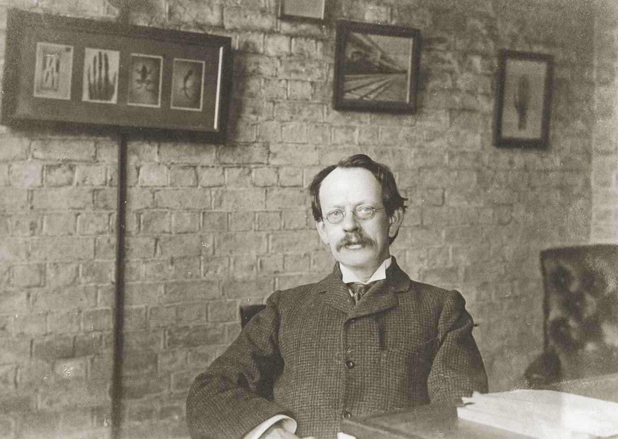 Joseph John Thomson, İngiliz fizikçi, c 1900 by Unbekannter Künstler