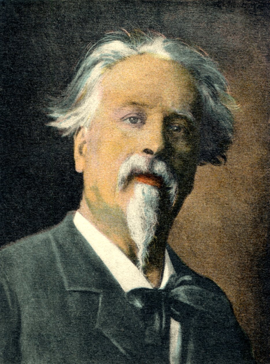 MISTRAL Frédéric portresi Fransız Şair (baskı) by Unbekannter Künstler