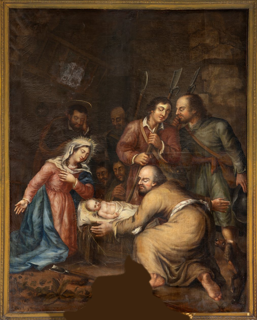 Bölge kilisesi (Schendelbeke, bölge kilisesi St. Amandus). tablo. by Unbekannter Künstler