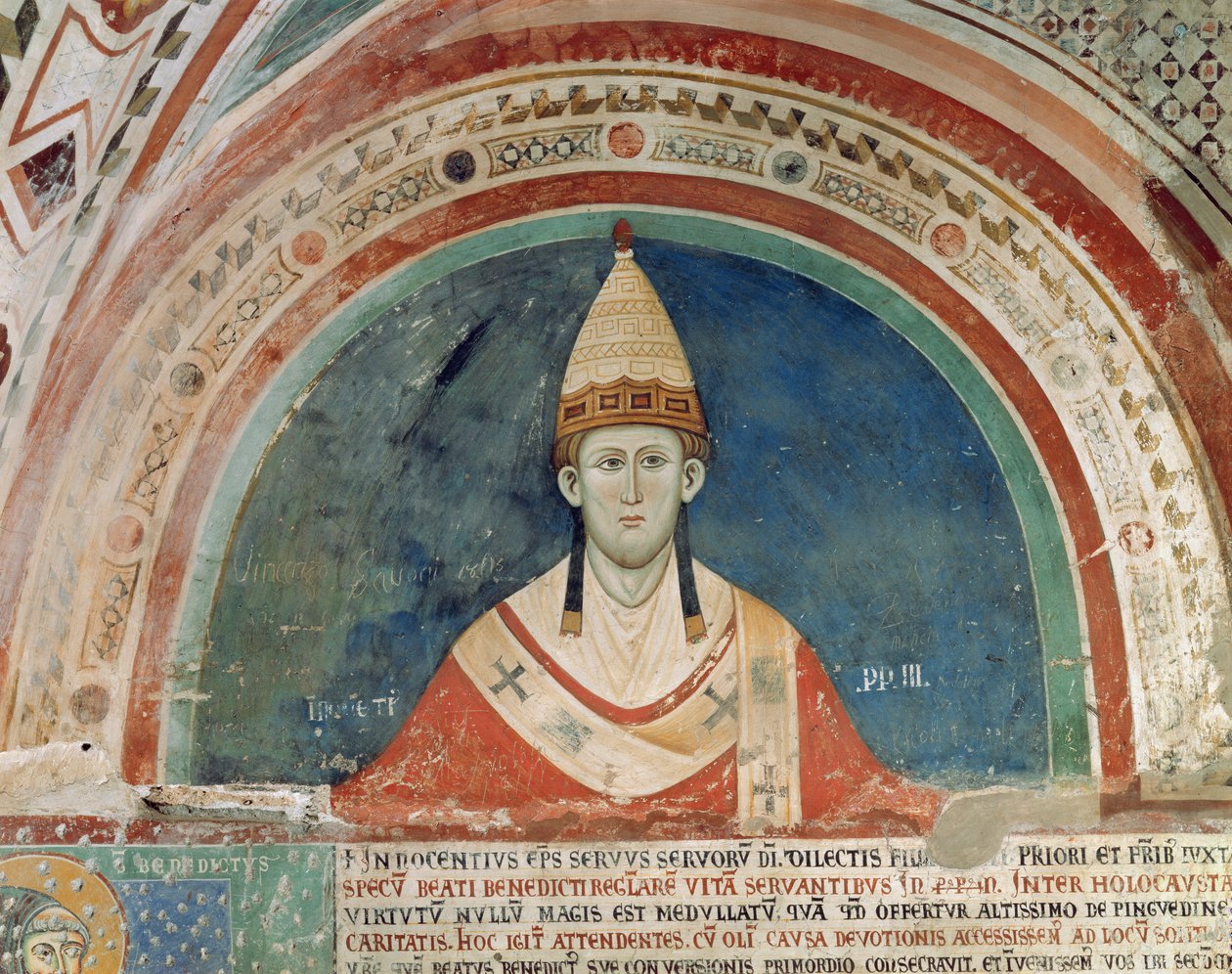 Papa III. Masum (1160-1216) by Unbekannt