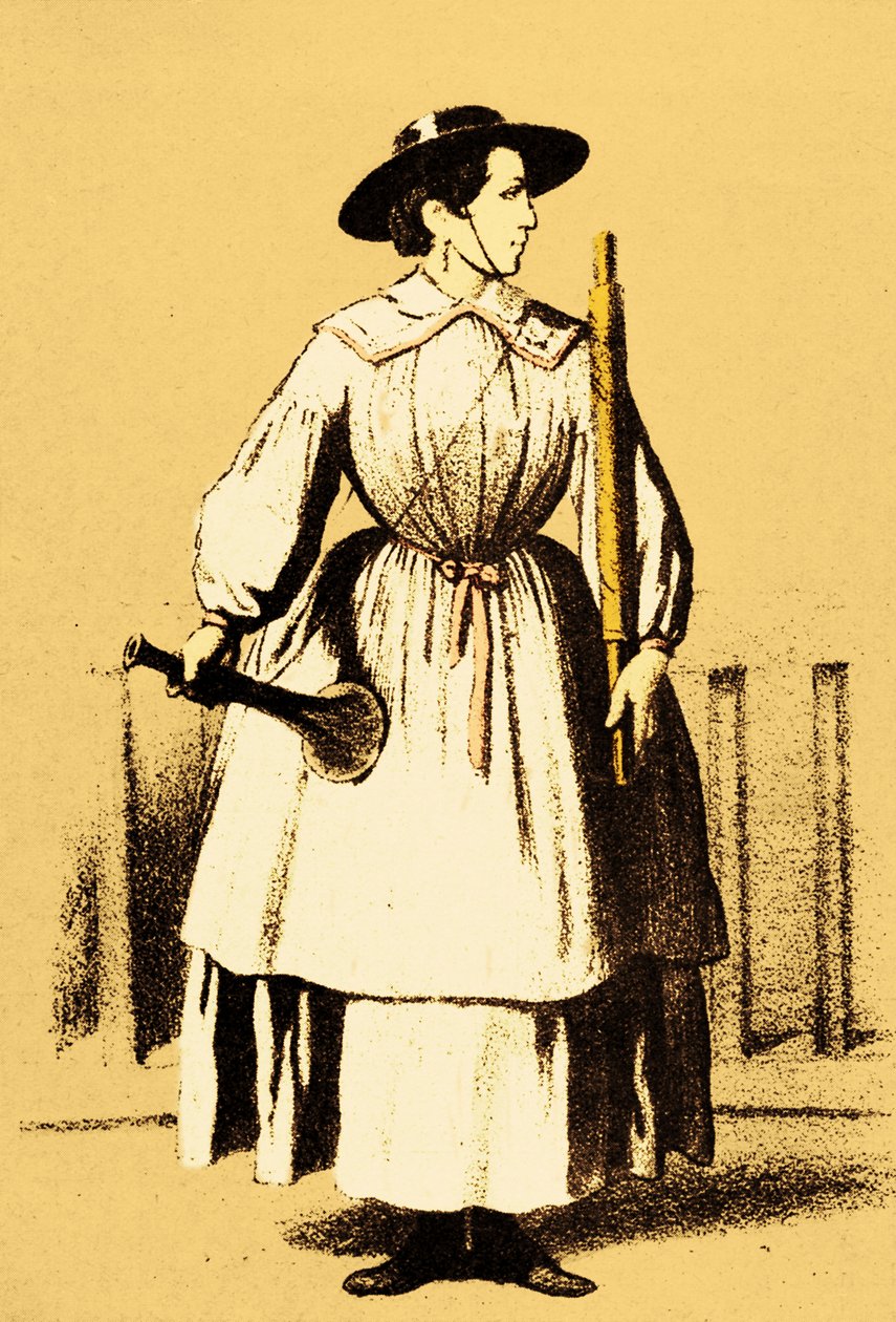 Demiryolu hemzemin geçit görevlisi, 1845 civarı by Unbekannter Künstler
