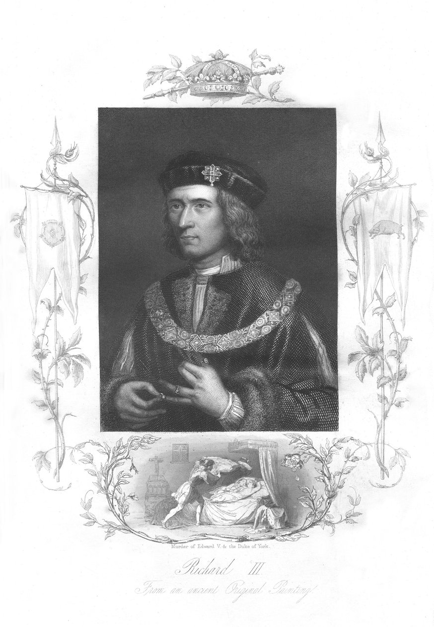 İngiltere Kralı III. Richard (gravür) by Unbekannter Künstler