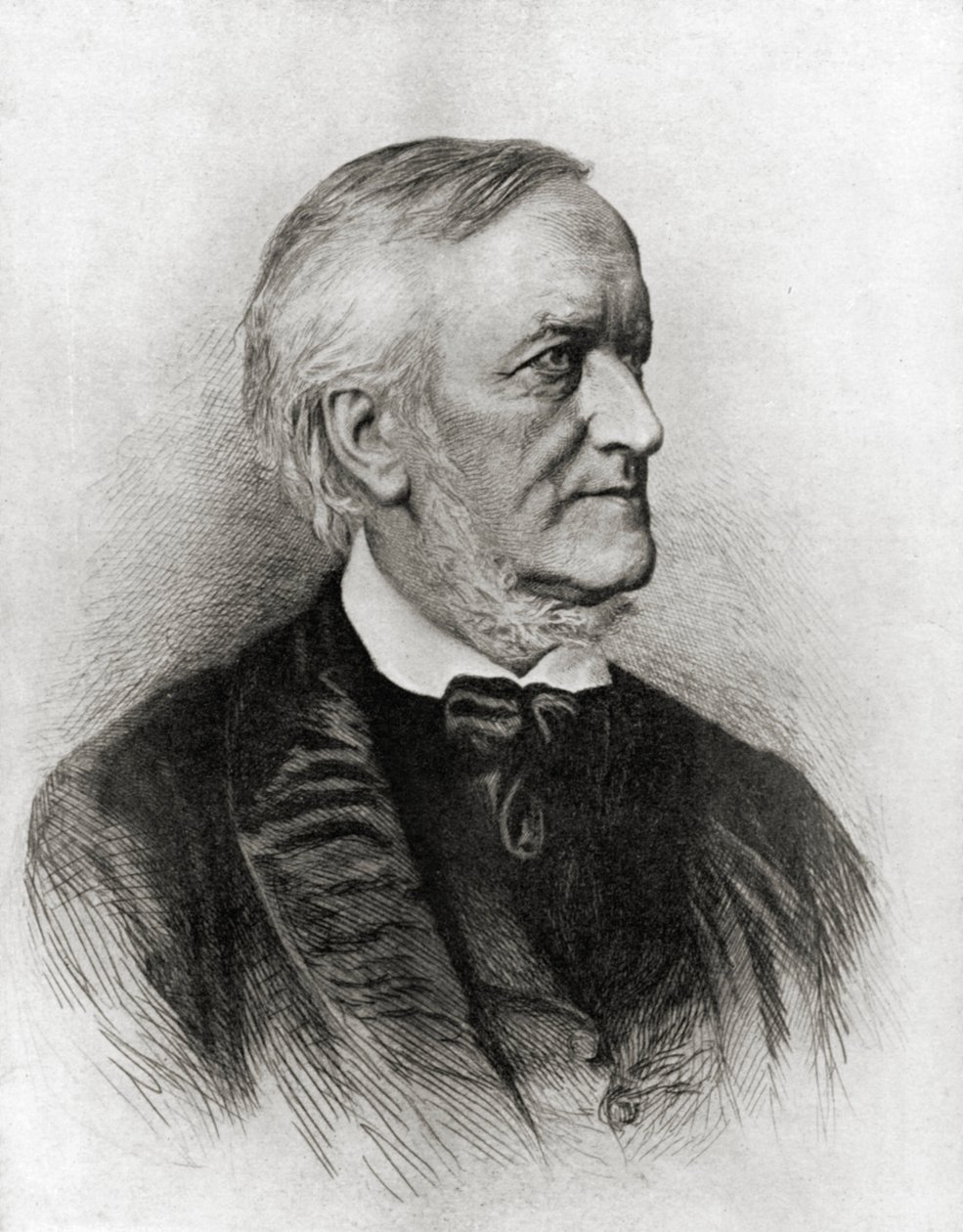 Richard Wagner - profil by Unbekannt