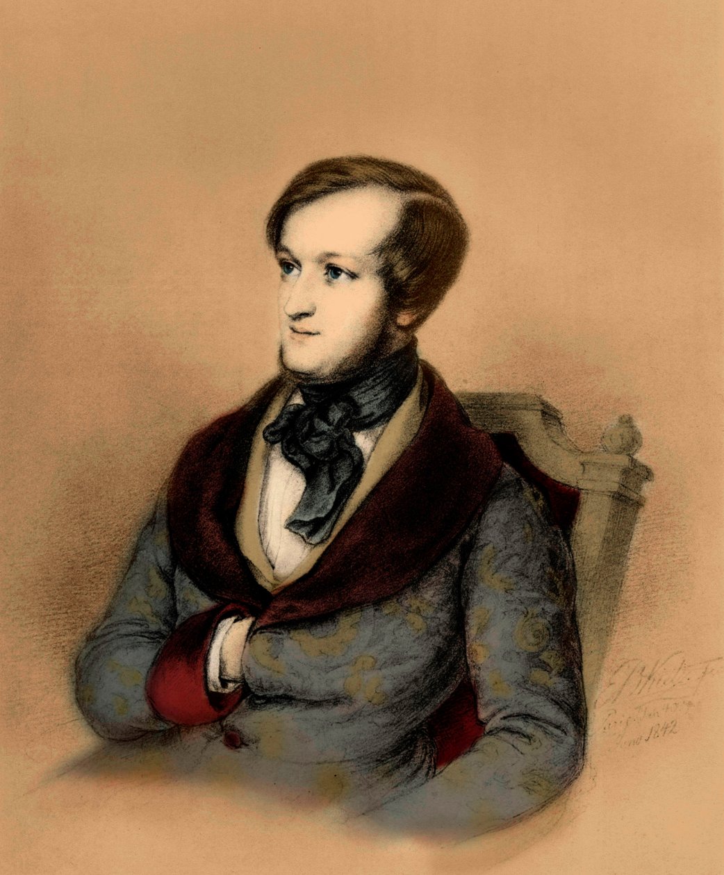 Paris'te Richard Wagner by Unbekannter Künstler