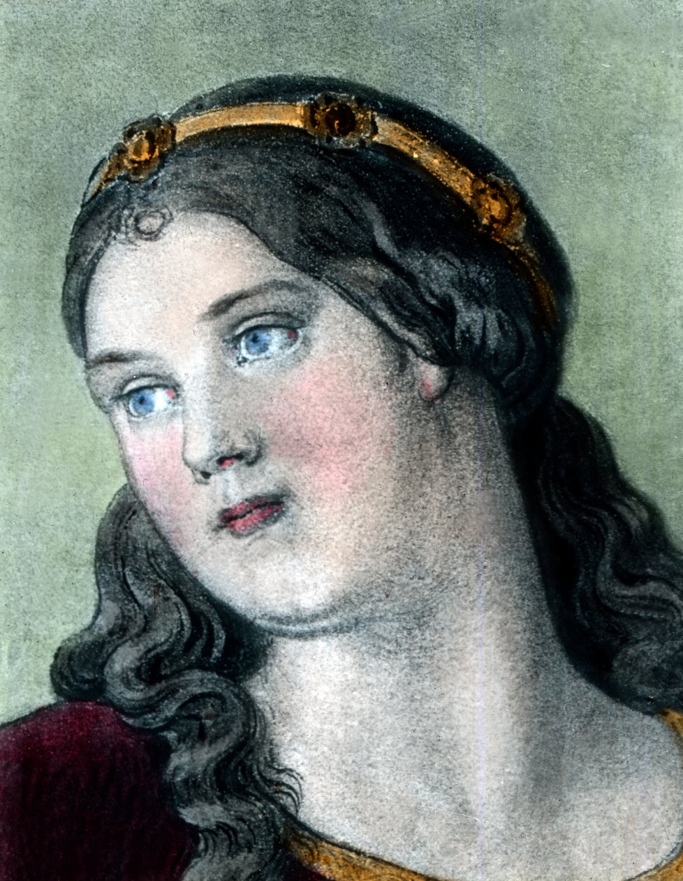 Bir genç olarak Aziz Elizabeth by Unbekannter Künstler