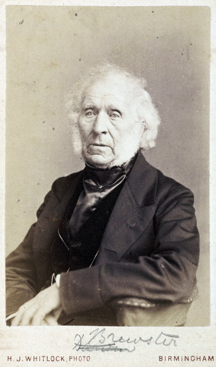 Sir David Brewster, İskoç fizikçi, 1860 dolayları by Unbekannt