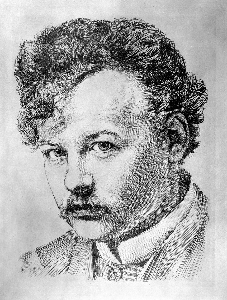 İsviçre Sanat Karl Stauffer by Unbekannt
