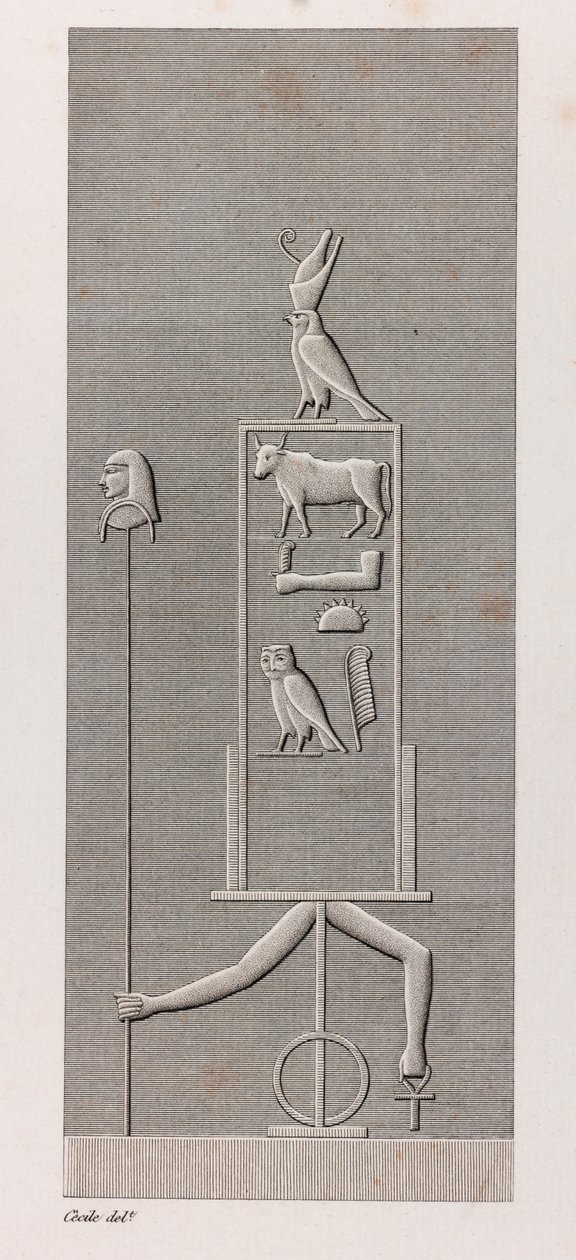 Teb: Karnak, yakın çekim by Unbekannt