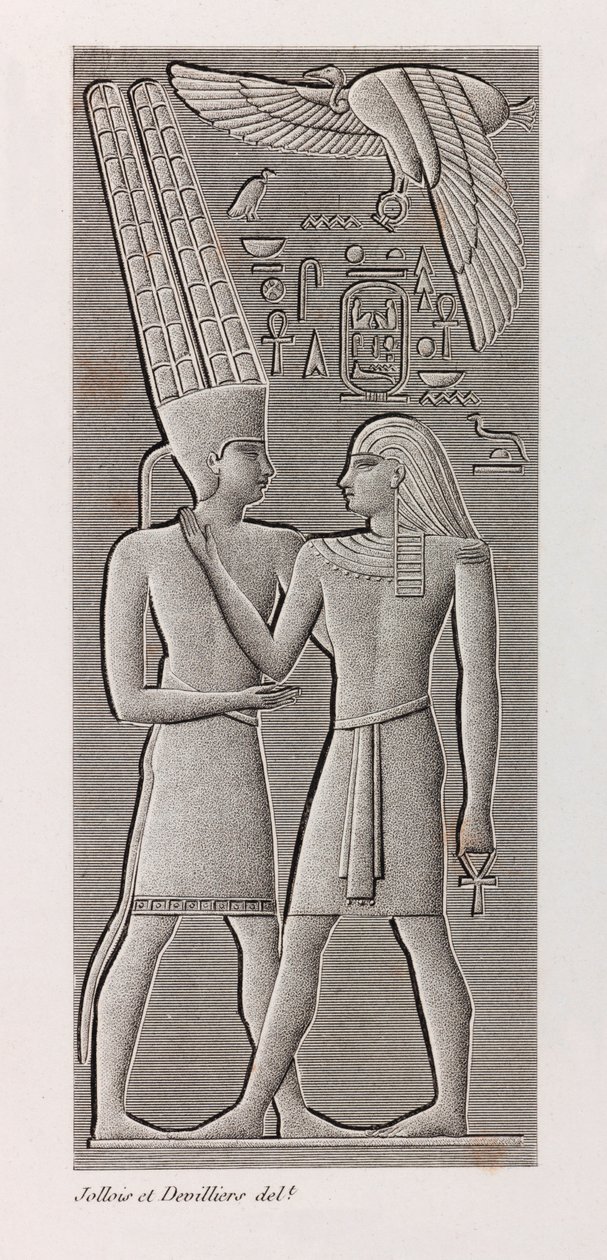 Teb, Karnak yakın çekim by Unbekannt