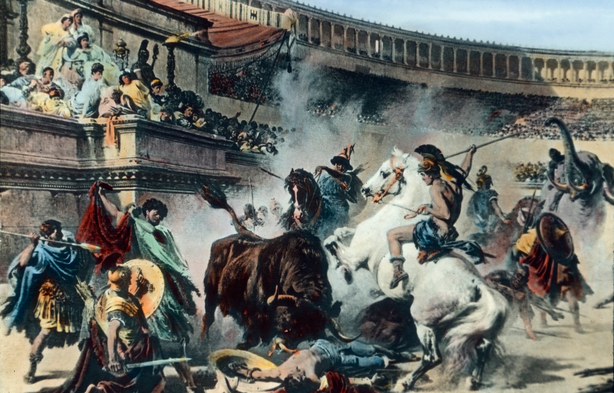 Colosseum'daki Turnuva by Unbekannter Künstler