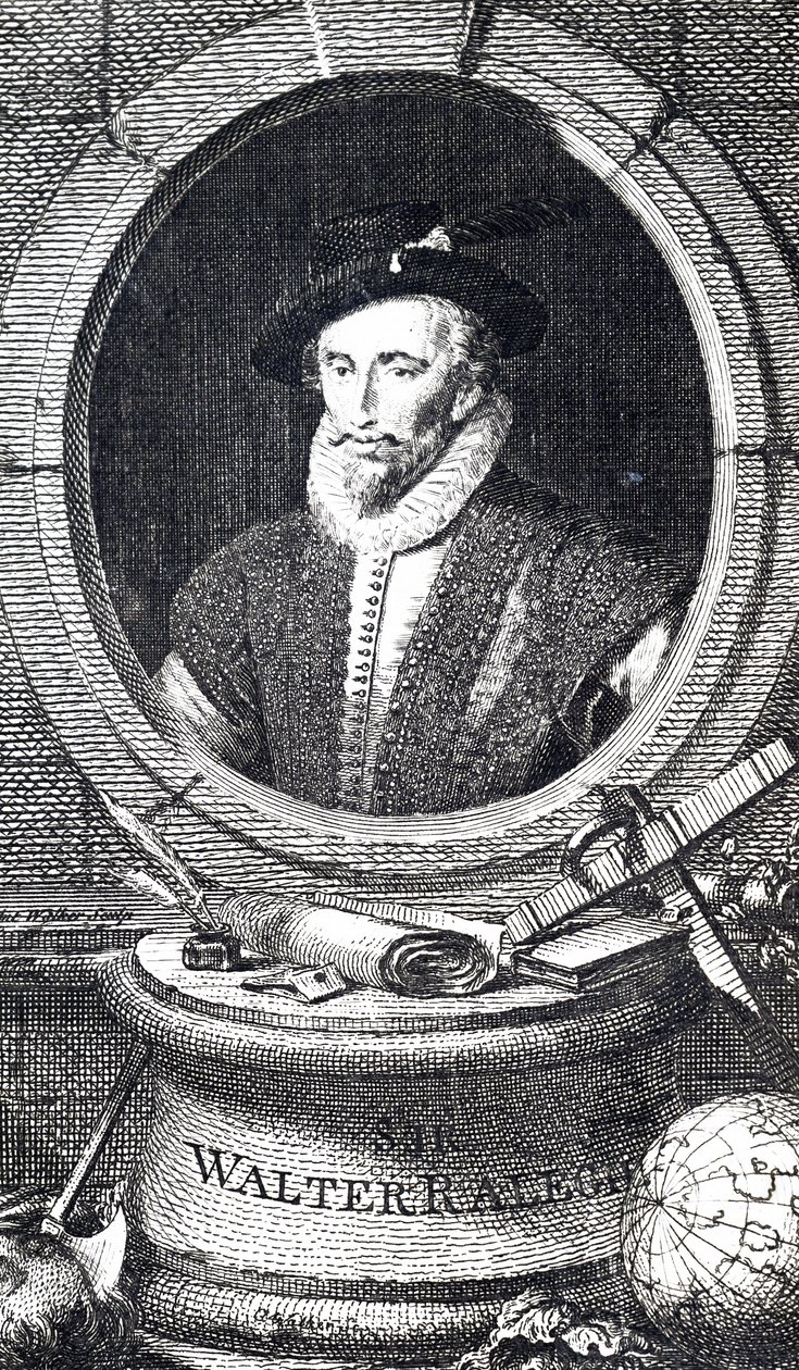 Walter Raleigh. by Unbekannt