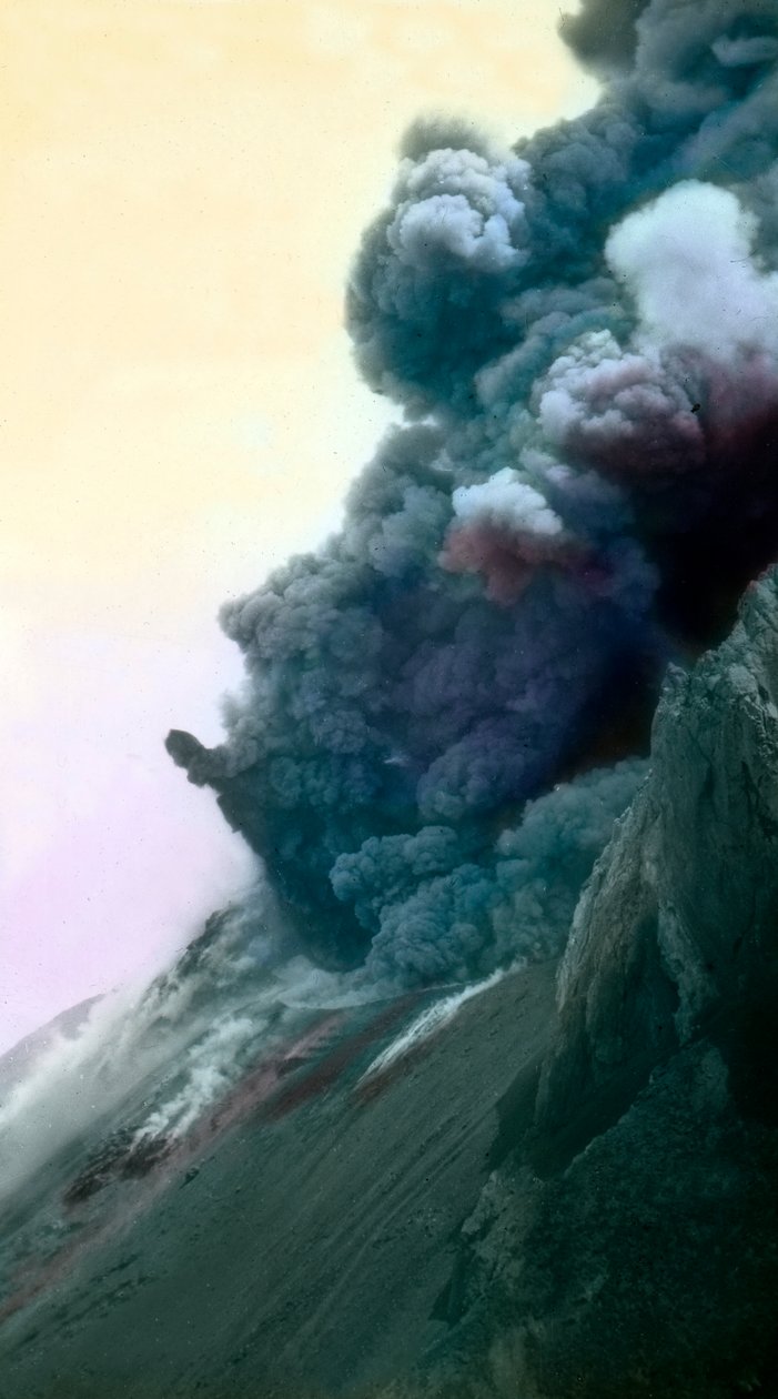 Stromboli Dağı'nın batı tarafı by Unbekannter Künstler