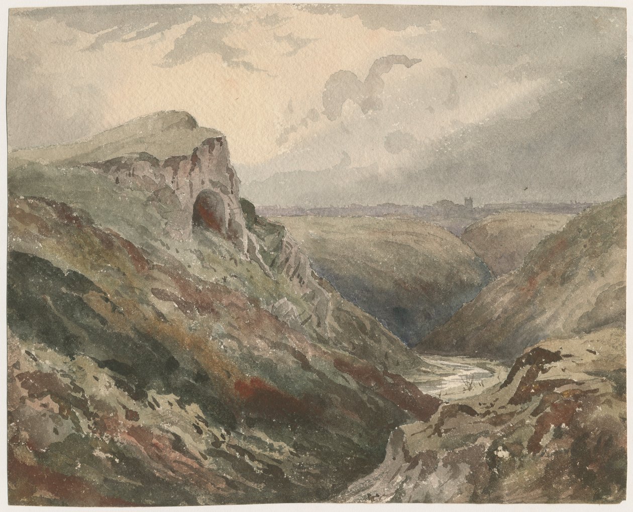 Litton Dale: suluboya resim, nd [?19th Century] by Unbekannt