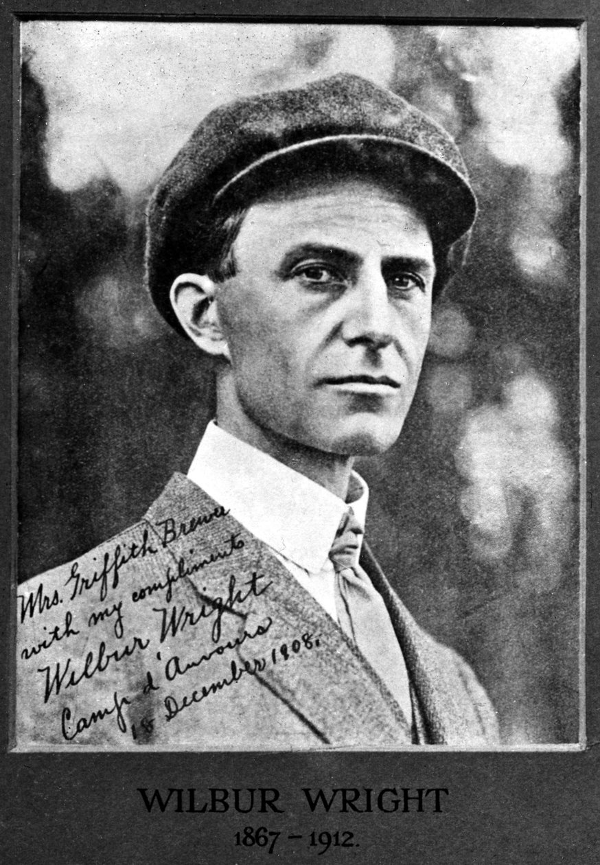 Wilbur Wright, Amerikan Havacı by Unbekannt