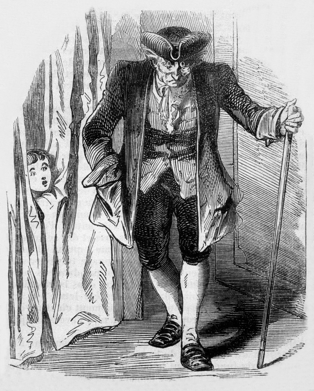 Sandman, Coppelius, E.T.A. Hoffmann, The Night Pieces, 1817 gravürü by Unbekannt Unbekannt