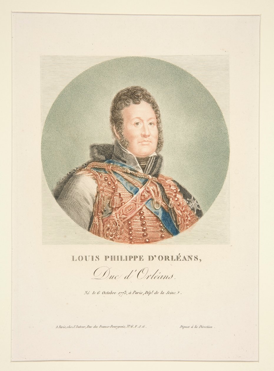 Louis-Philippe d by Unknown