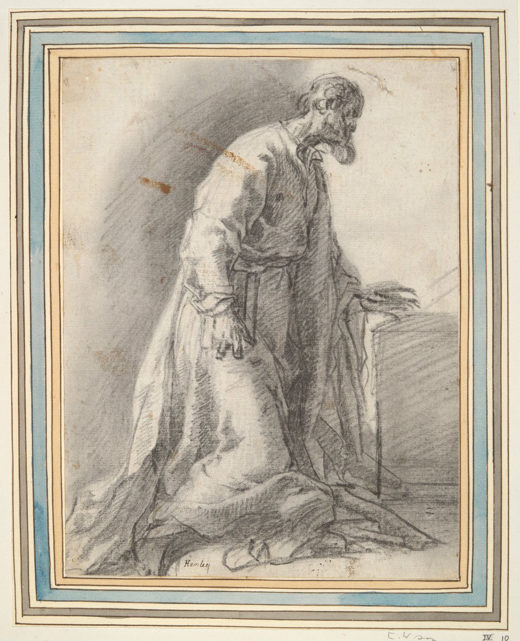 Aziz Figür Diz çökmüş by Unknown