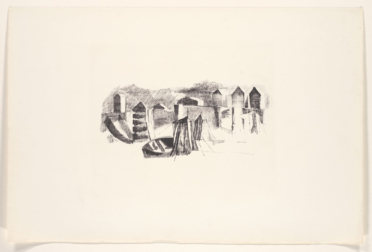 şehir manzarası by Unknown
