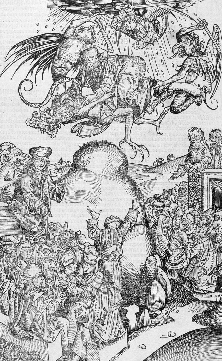 İnançlar ve Hurafeler. “” Nürnberg Günlükleri”nde by Unknown artist