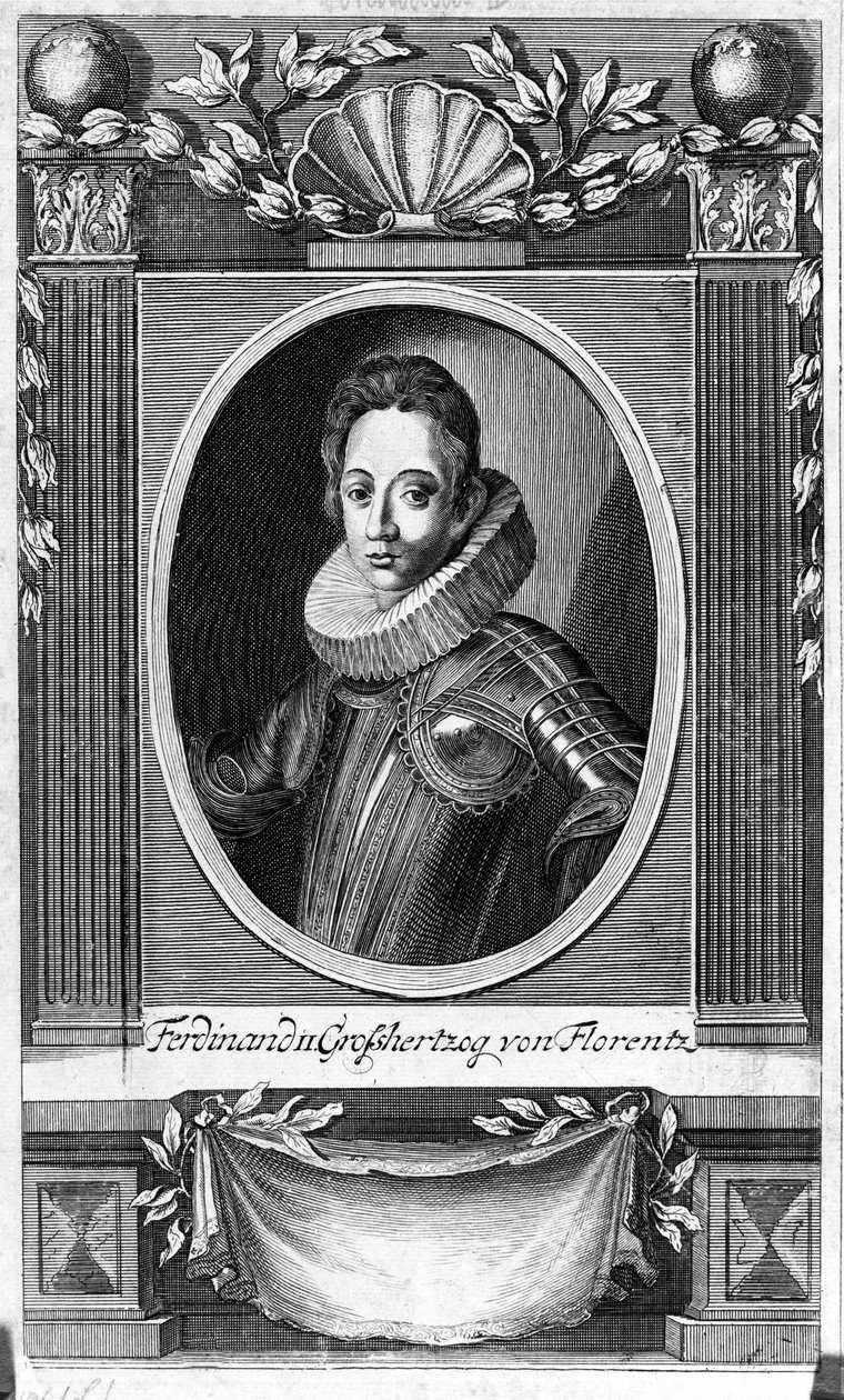 Medici Kralı II. Ferdinand (1610 - 1670). by Unknown artist