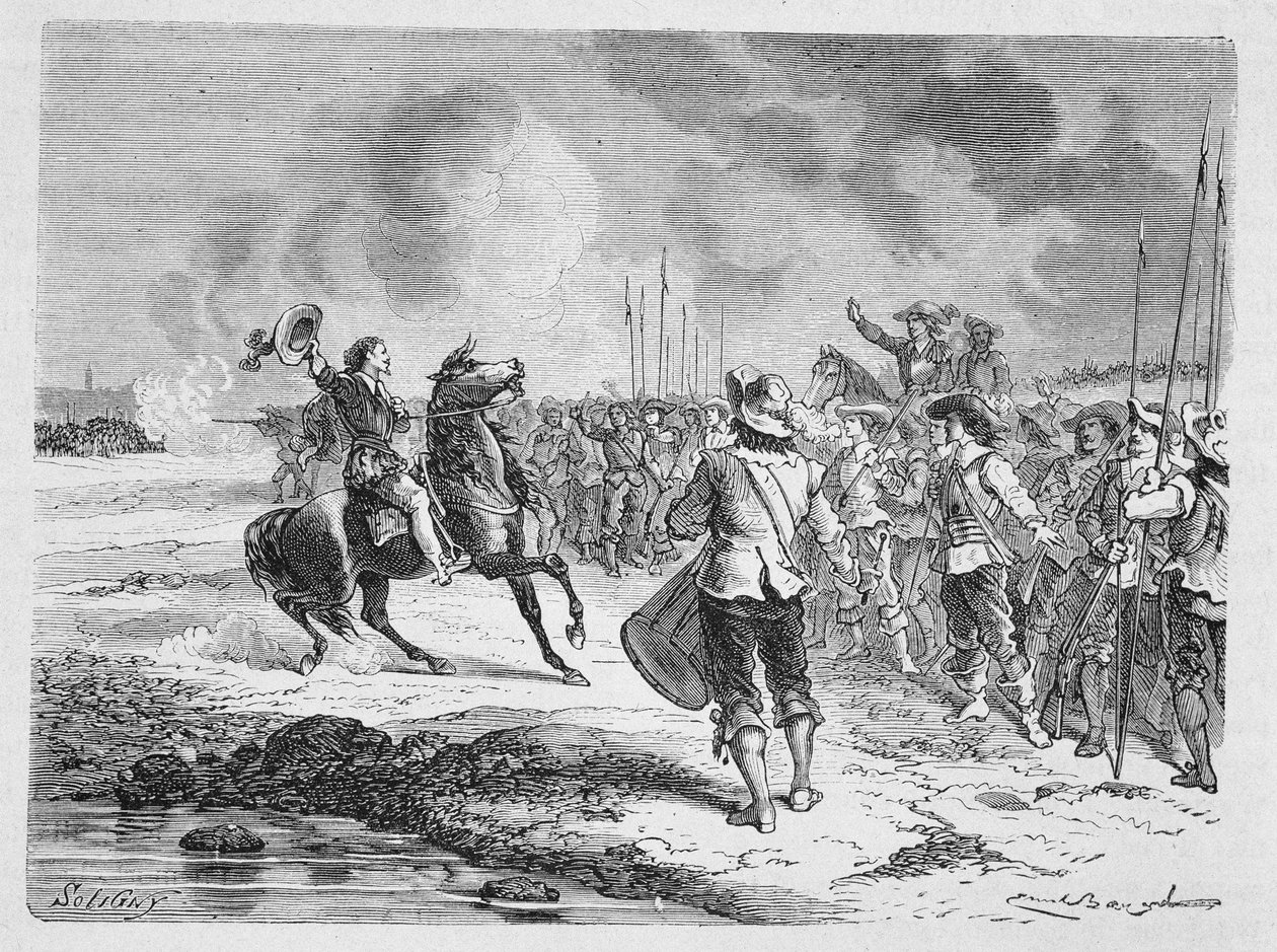 Mazarin iki orduyu durduruyor. by Unknown artist