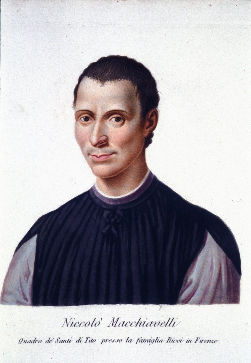 Niccolo di Bernardo dei Machiavelli (Nicolas Machiavel) by Unknown artist