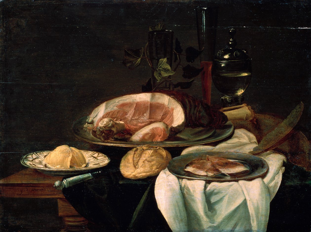 Natürmort, 1650. by Unknown Old Master
