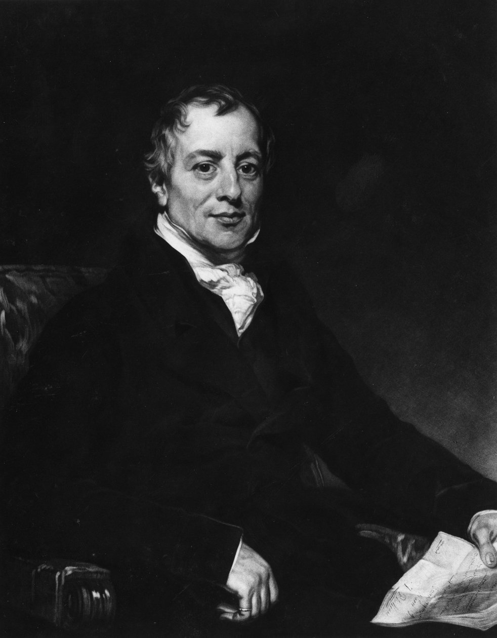 David Ricardo (1772 - 1823), İngiliz ekonomist. by Unknown artist
