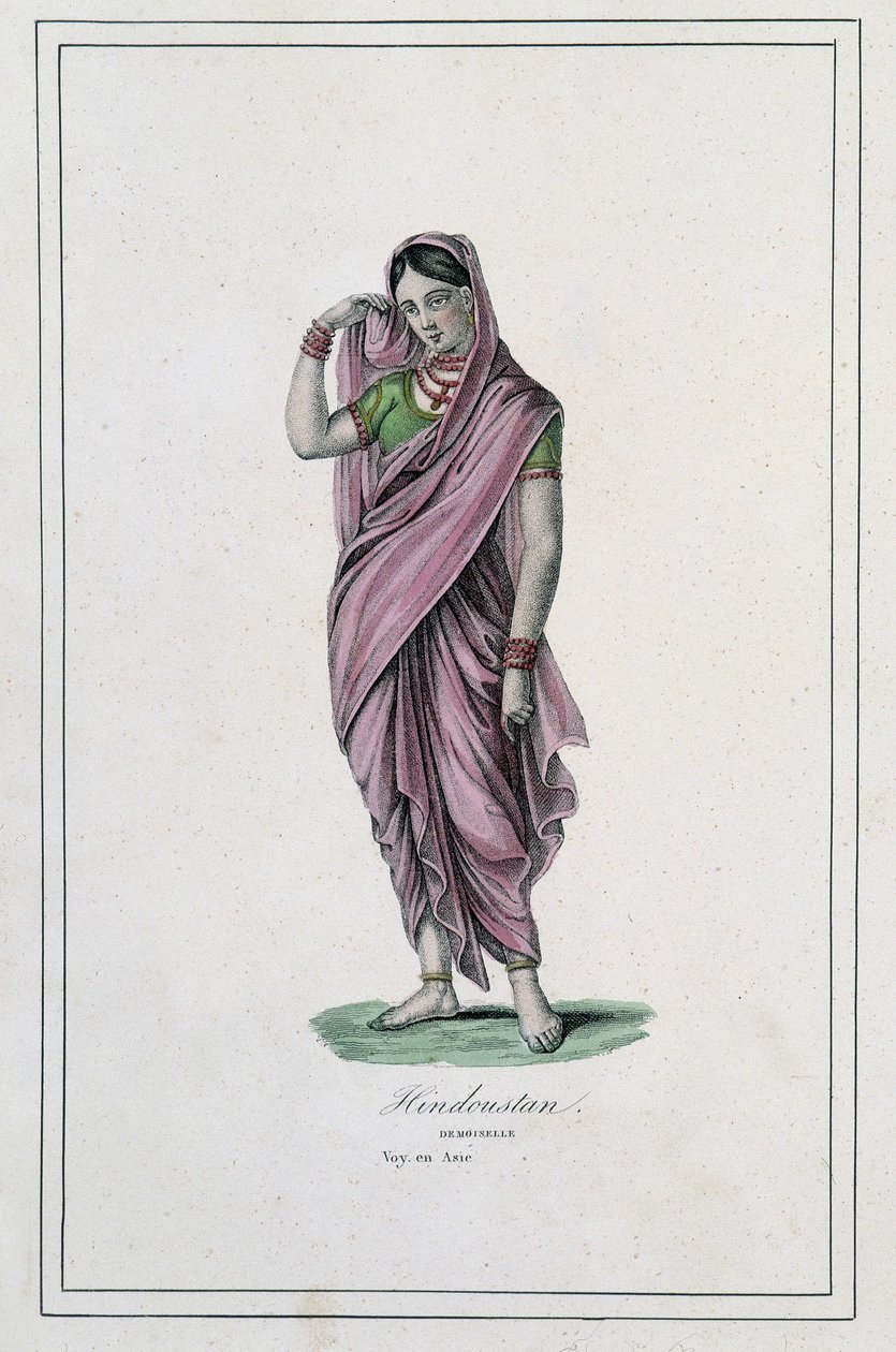 Hindustan: küçük hanım - “”Seyahat Albümü”nde by Unknown artist