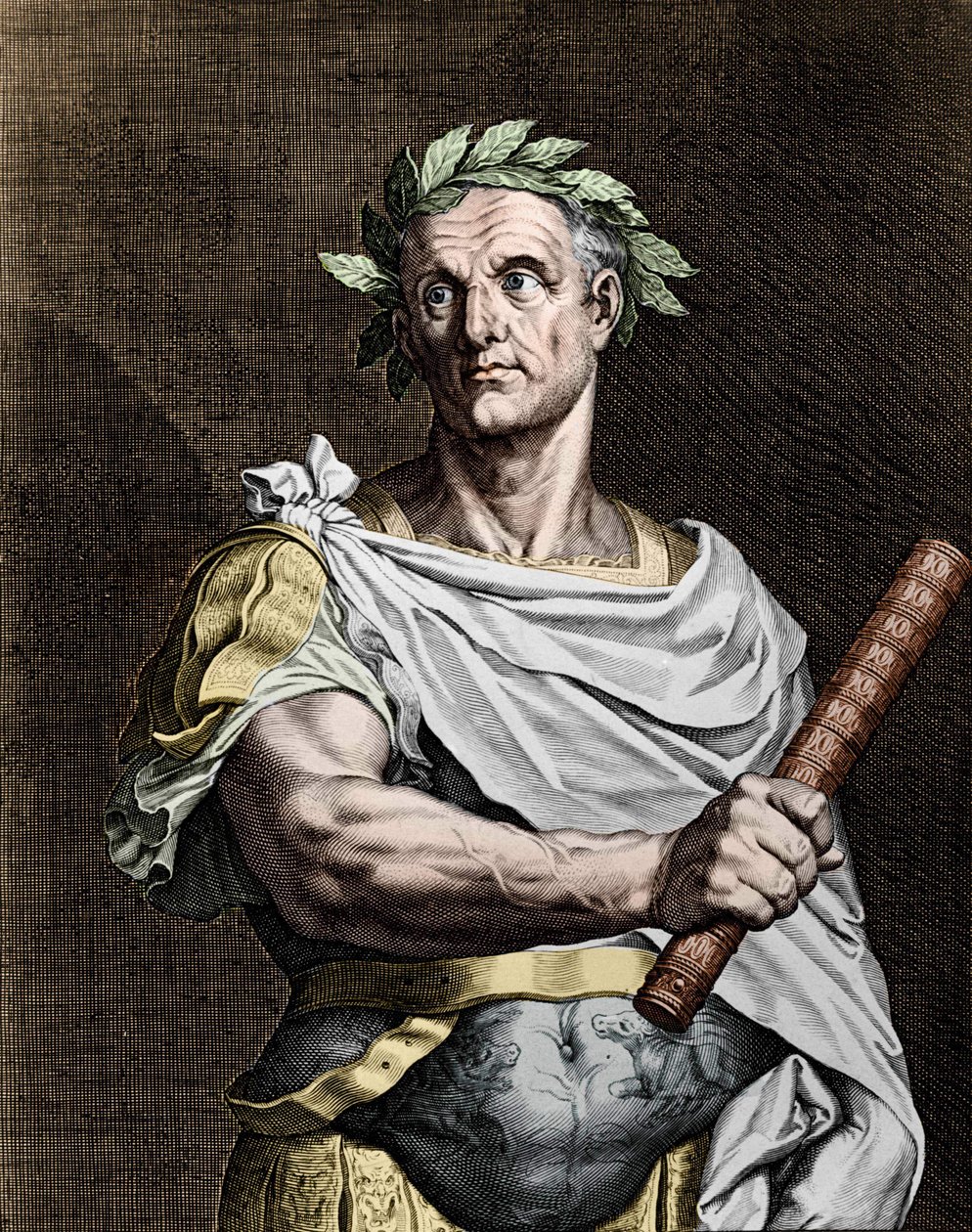 Julius Caesar (101-44 BC), Romalı devlet adamı. by Unknown artist