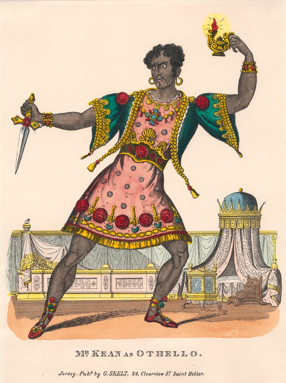 Bay Kean Othello olarak by Unknown artist