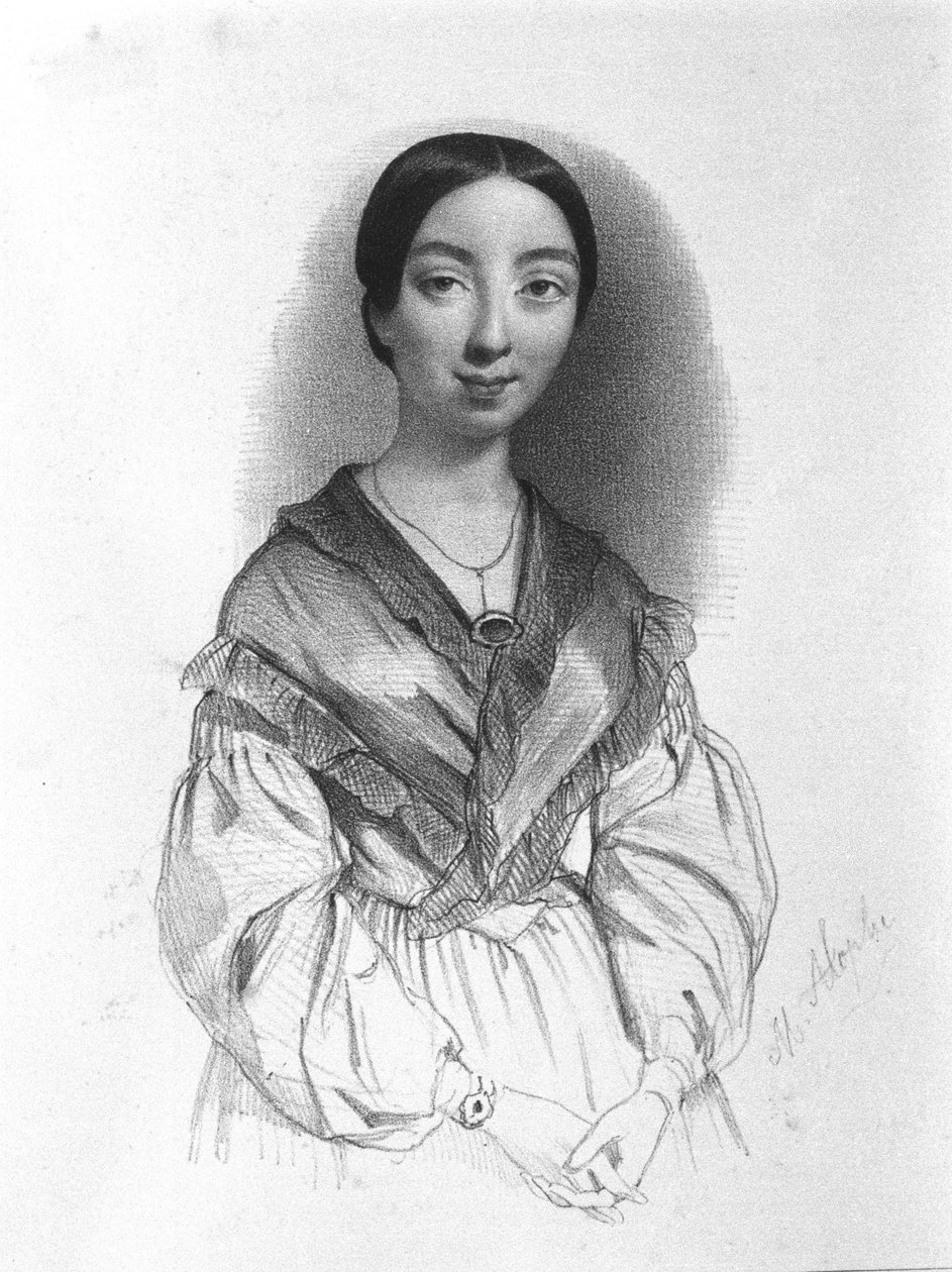 Pauline Viardot - Garcia (1821-1910), Fransız şarkıcı. by Unknown artist