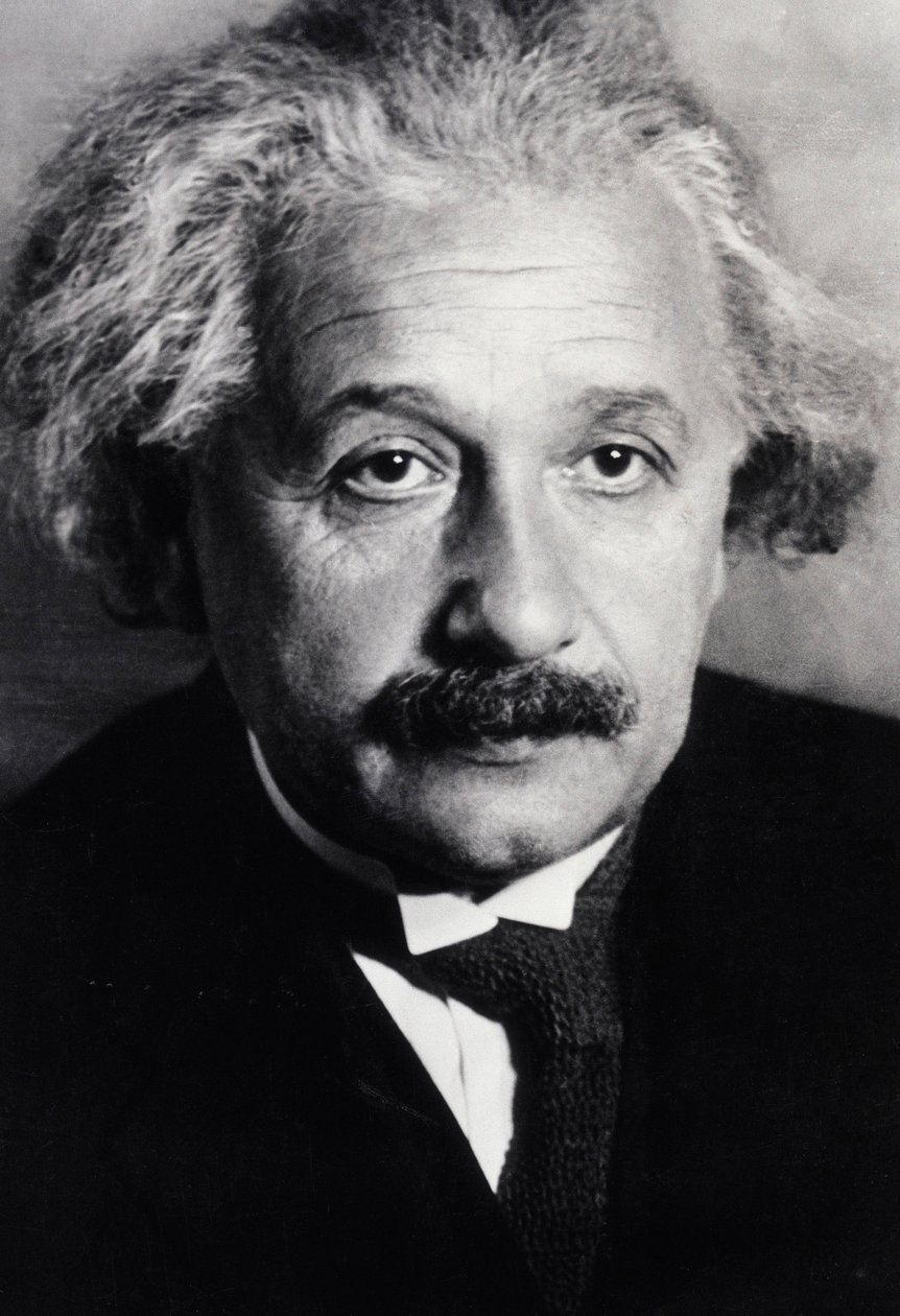 Albert Einstein (s/b fotoğraf) by Unknown photographer