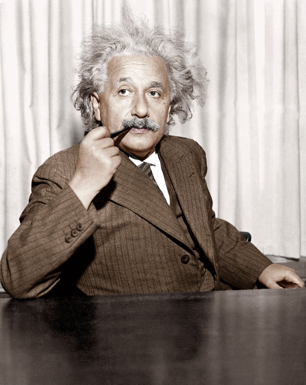 Albert Einstein, Princeton, ABD by Unknown photographer
