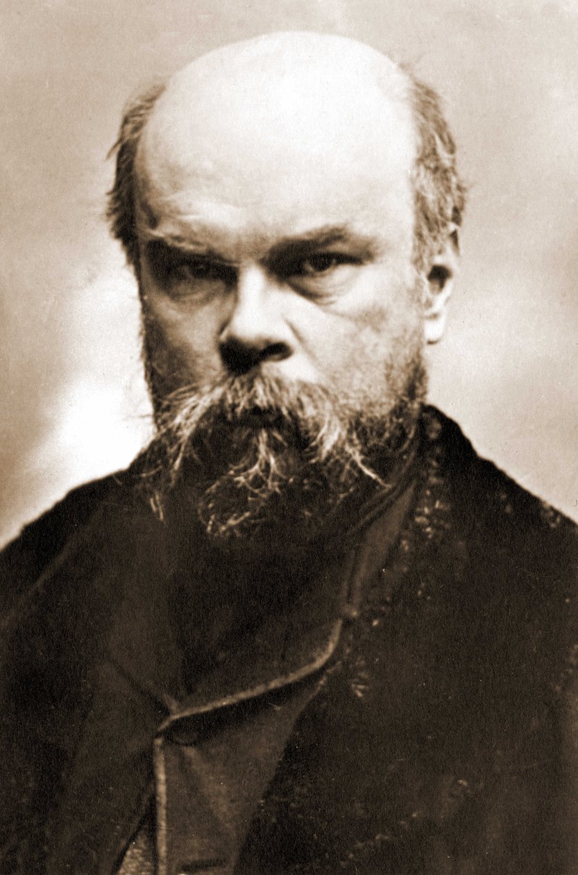 Paul Verlaine (1844-1896), Fransız şair. by Unknown photographer