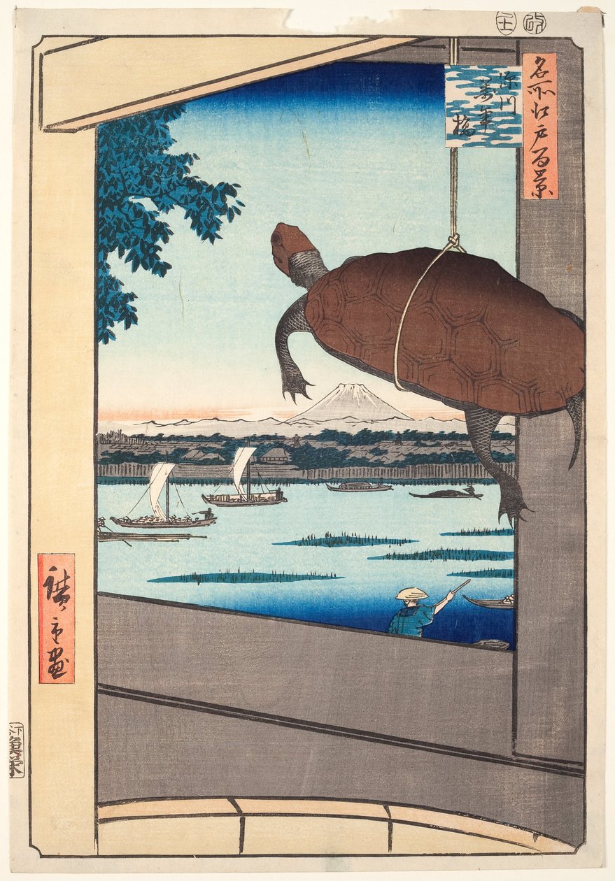 Mannen Köprüsü, Fukagawa, Edo