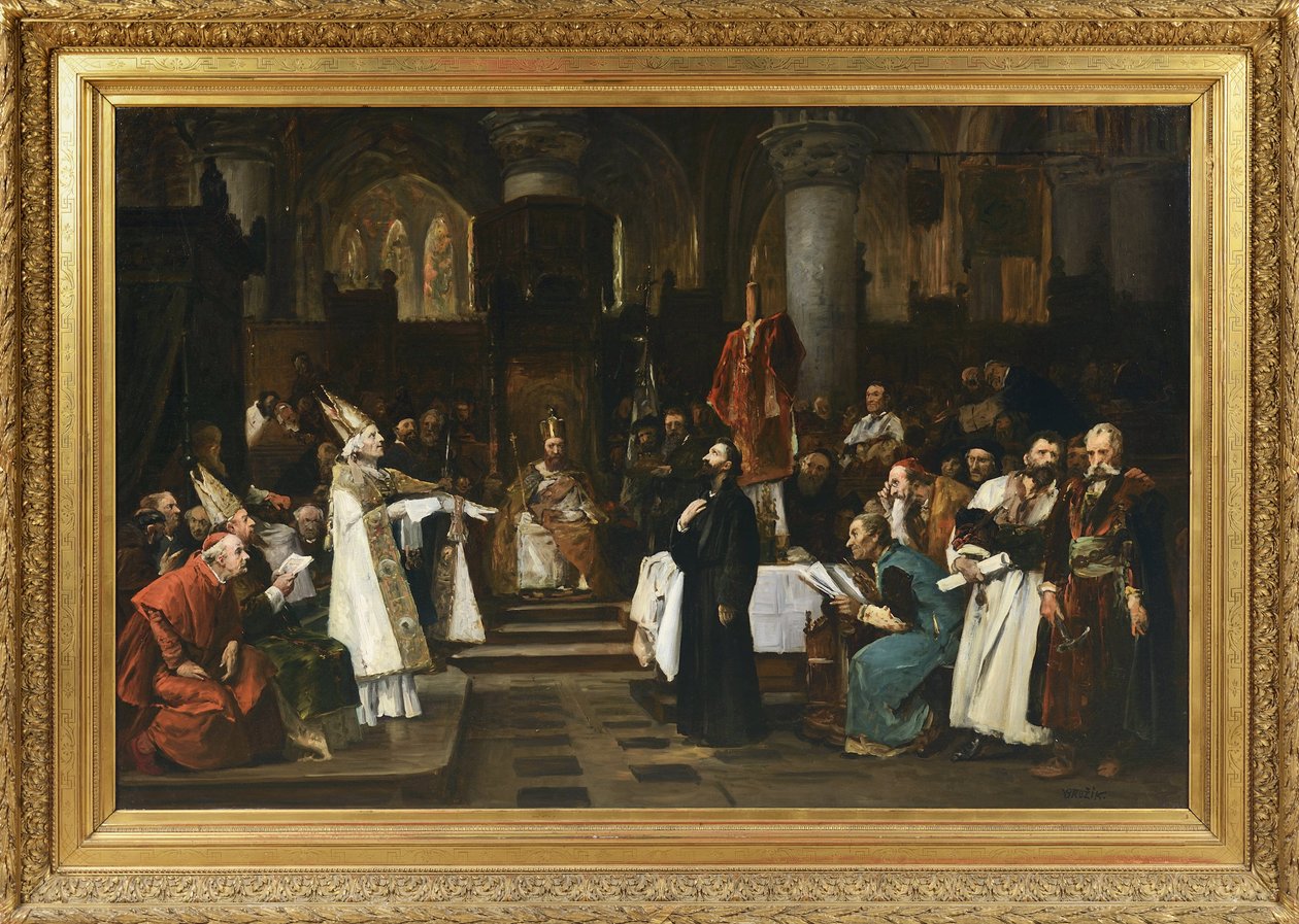 Jan Hus by Vaclav Brozik