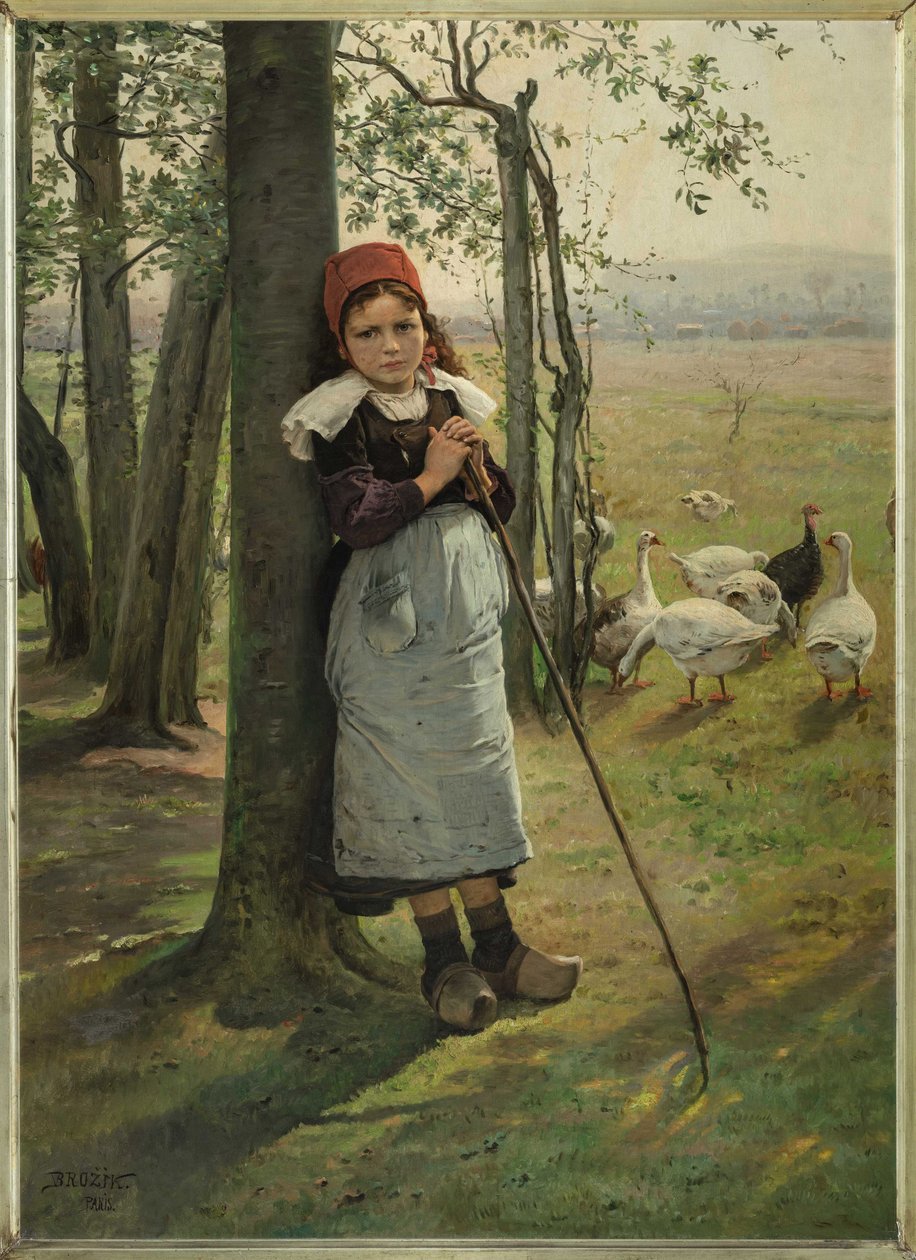 Kaz Kız, yaklaşık 1885. by Vaclav Brozik