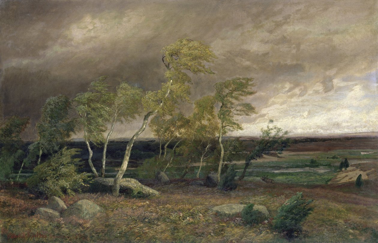 Fırtınada Çalı, 1896 by Valentin Ruths