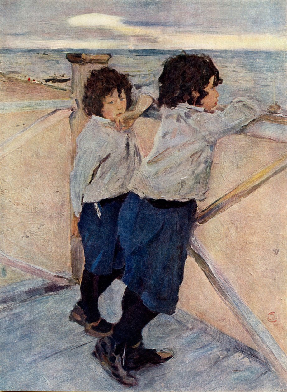 Çocuklar, 1899, 1939. by Valentin Aleksandrovich Serov