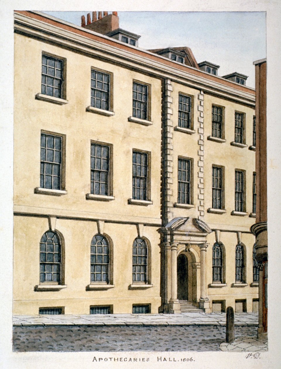 Eczacılar Salonu, Londra Şehri, 1806. by Valentine Davis